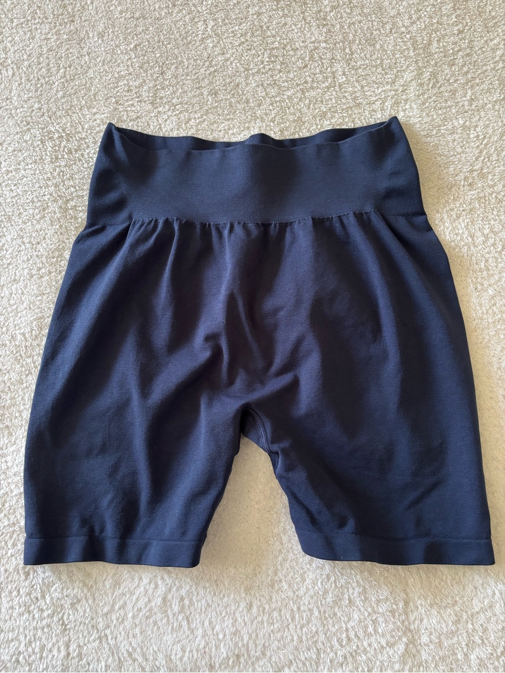 Kamo Fitness High-Waist Dark Blue Women’s Active Bike Shorts